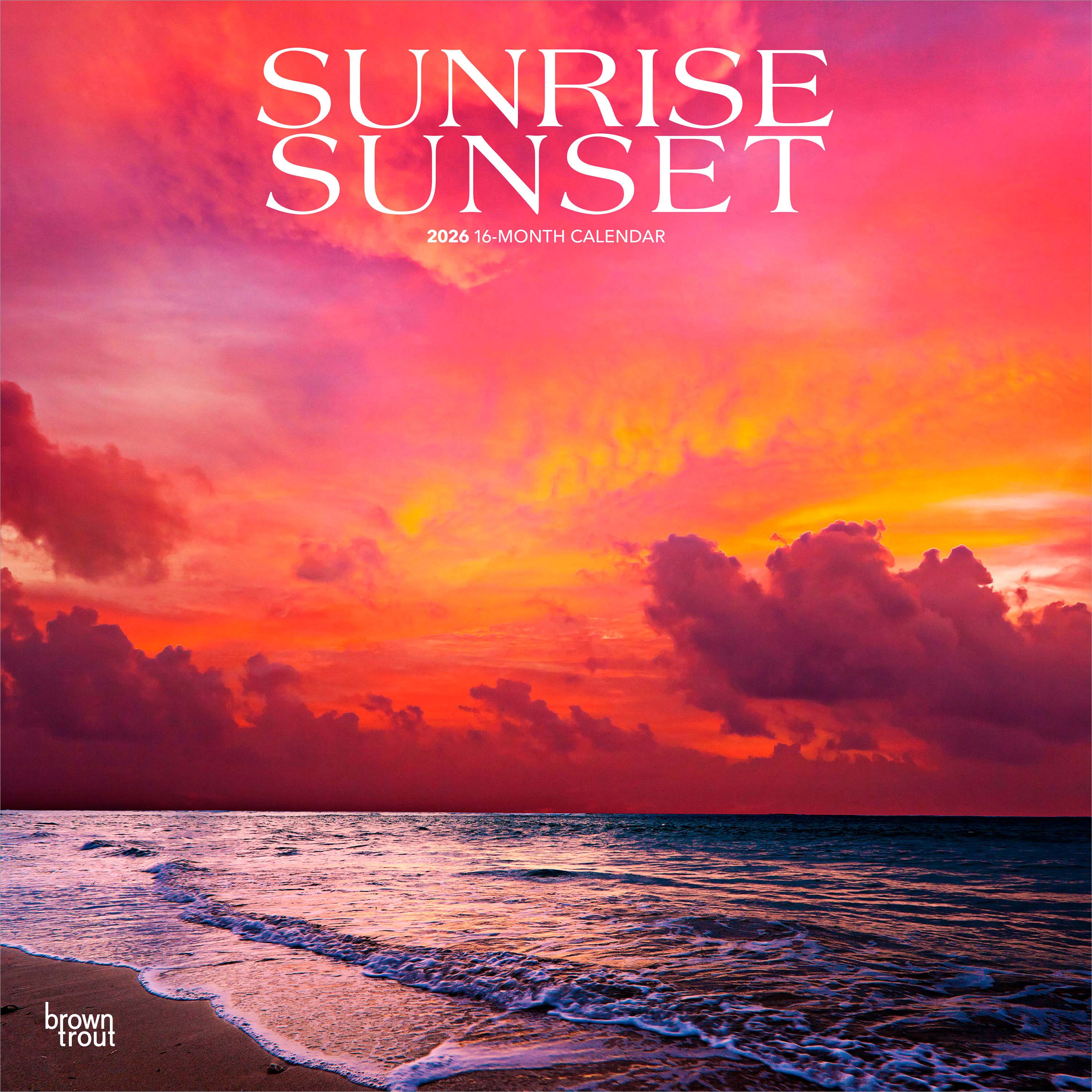 Lever de Soleil Coucher de Soleil 2026 Carré