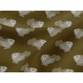 thumbnail image 4 of oneOone Viscose Jersey Fabric Fish Block Printed Craft Fabric BTY 60 Inch Wide, 4 of 5