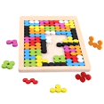 thumbnail image 3 of Wood Puzzle Block Set Fun Educational Puzzle Wooden Building Block for Kids, 3 of 9