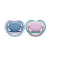 thumbnail image 1 of Suce ultra-aérée Philips Avent, 6 à 18 mois, bleu/lilac emb. de 2, SCF085/34, 1 of 9