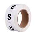 thumbnail image 1 of Unique Bargains Clothing S Small Size Sticker Label Coding Label 25mm/1inch Dia 1 Roll 500 Round Adhesive Labels, 1 of 5