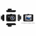 thumbnail image 4 of Meitianfacai Dash Cam 1080P Car Camera 2.0 Inch Mini Screen Car Dash Camera Dashboard Camera Night Vision Include 8GB Card, Black, 4 of 9