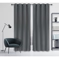 thumbnail image 1 of Safdie & Co. Rideau 2PK 84L Tissé Blackout Charbon, 1 of 2