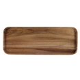 thumbnail image 2 of Oleegame 2PC Placemat Wood Serving Tray Durable Dishwasher Rectangular Party Plates Household Tableware, 2 of 9