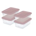 thumbnail image 1 of Sterilite Set Of (4) 11.4L Boxes - Pink, 1 of 5