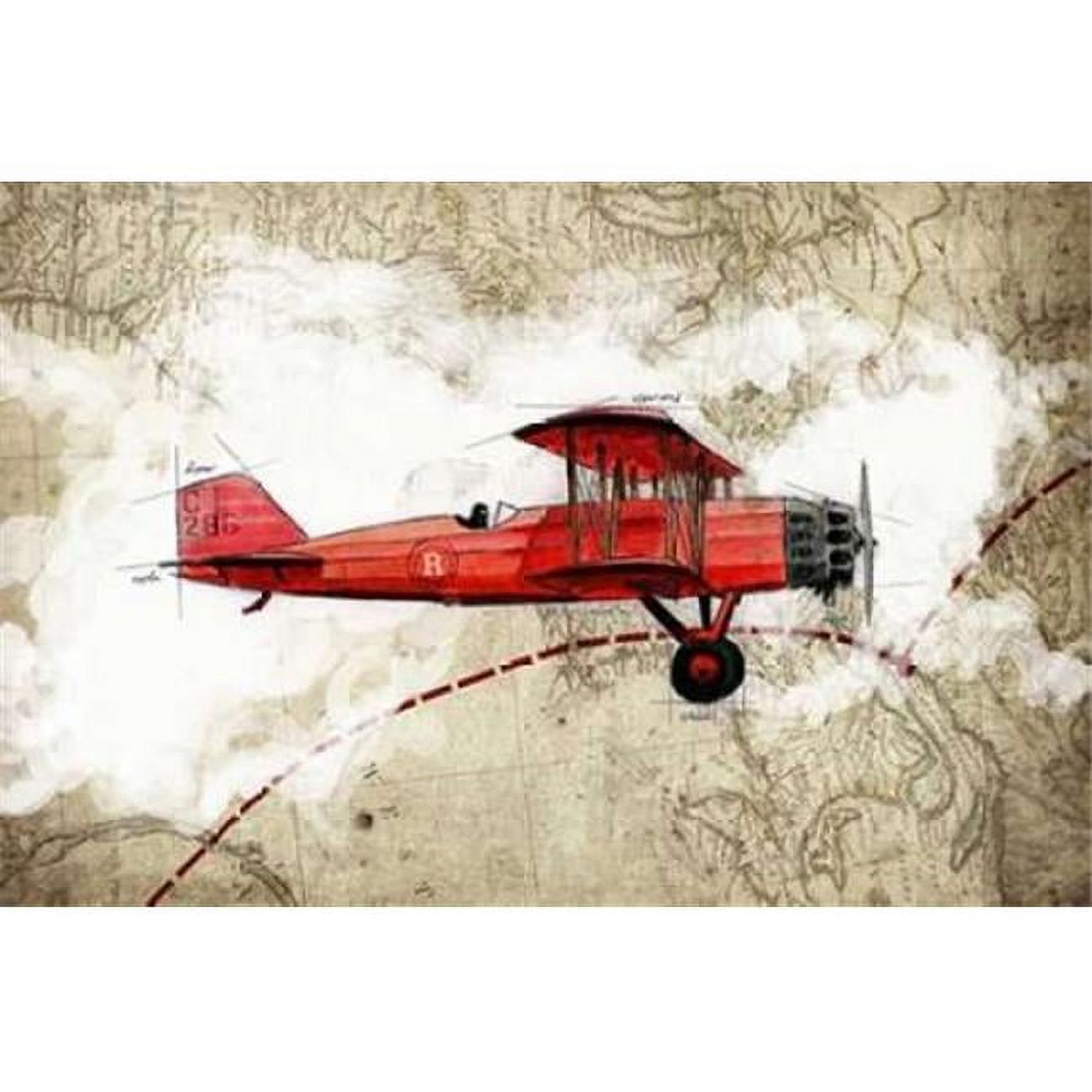 Image Conscious PDXIN30708SMALL Biplane 3 Affiche Imprimée par Graphinc Studio, 12 x 18 - Petit