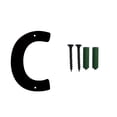 thumbnail image 1 of Big Savings! Three-Dimensional Iron Art Number Sign, House Number Metal Letters, Wall-Mounted Home Address Sign with Screws for Outdoor and Indoor Use, 1 of 5