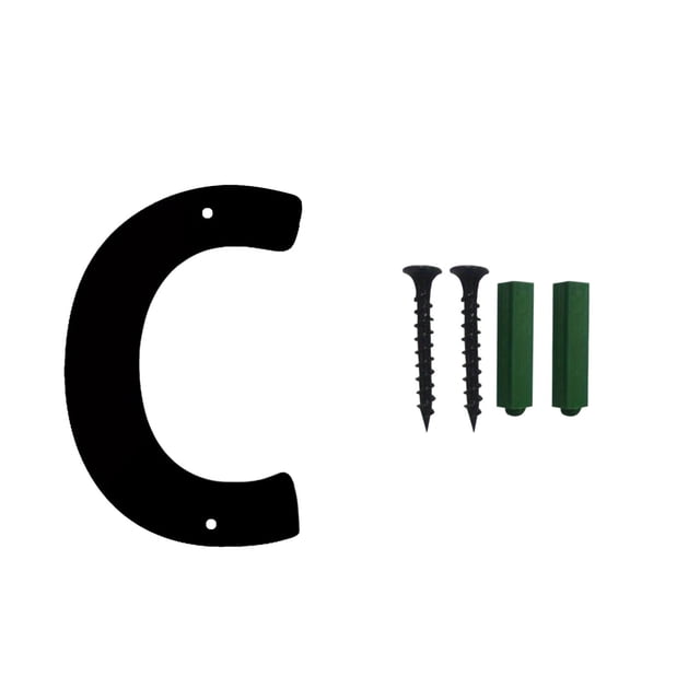 Big Savings! Three-Dimensional Iron Art Number Sign, House Number Metal Letters, Wall-Mounted Home Address Sign with Screws for Outdoor and Indoor Use