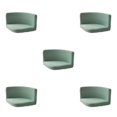 thumbnail image 2 of kurtrusly Trilateral Chair Covers Wide Application And Strong Elastic Chair Protection Made Easy Polyester Cover Chairs Decoration green 5Set, 2 of 6