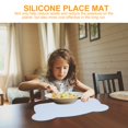 thumbnail image 4 of Reusable Silicone Place Mat Toddler Kids Place Mat Kids Dining Table Mat, 4 of 8