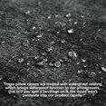 thumbnail image 4 of PiccoCasa Set of 2 Soft Water Repellent Throw Pillow Covers Black 20x20 Inch, 4 of 7