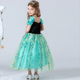 thumbnail image 3 of HAWEE Robe de Princesse pour Filles Costume d'Anna - Robe de Fête d'Anniversaire Halloween, 3 of 7