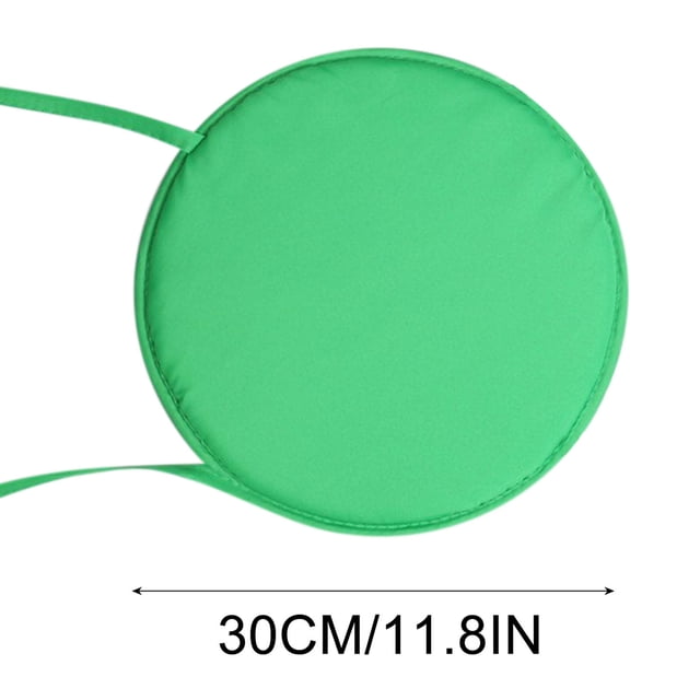 Yhmxh Coussins de Chaise Intérieur Extérieur Coussins de Chaise Ronds avec Attaches, Coussins Ronds pour Chaises de Salle à Manger Coussin de Siège Rond Coussins de Chaise de Jardin Ensemble pour Meuble