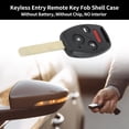 thumbnail image 2 of Unique Bargains 4 Buttons Keyless Entry Remote Fob Key Shell Case for Honda Civic 2006-2013, 2 of 7