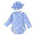 thumbnail image 3 of Toddler Girls Rash Guard Swimsuits Flounce Printed Long Sleeve Sun Protection Summer Bathing Suits 12-18 Months Girls Clothing, 3 of 3