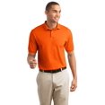 thumbnail image 2 of Hanes Cotton-Blend Men`s Jersey Polo, M, Orange, 2 of 6
