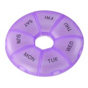 LSLJS Weekly (7-Day) Pills Case, 7-Sided Portable Box Planner Small Case, Vitamin Organizer Box, Medication, Holder Boxes Organizer Pillsbox Dispenser Organizer