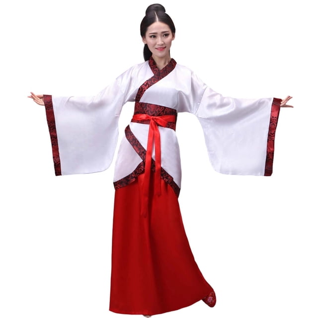 Robe Traditionnelle Chinoise Tang pour Spectacles, Élégante, Ensemble Historique, Synthétique