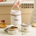 thumbnail image 2 of Amdohai 304 stainless steel insulation lunch box leak-proof sealed insulation bucket students, 2 of 6