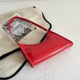 thumbnail image 1 of LNGOOR Sac en Cuir Verni Minimaliste, 1 of 7