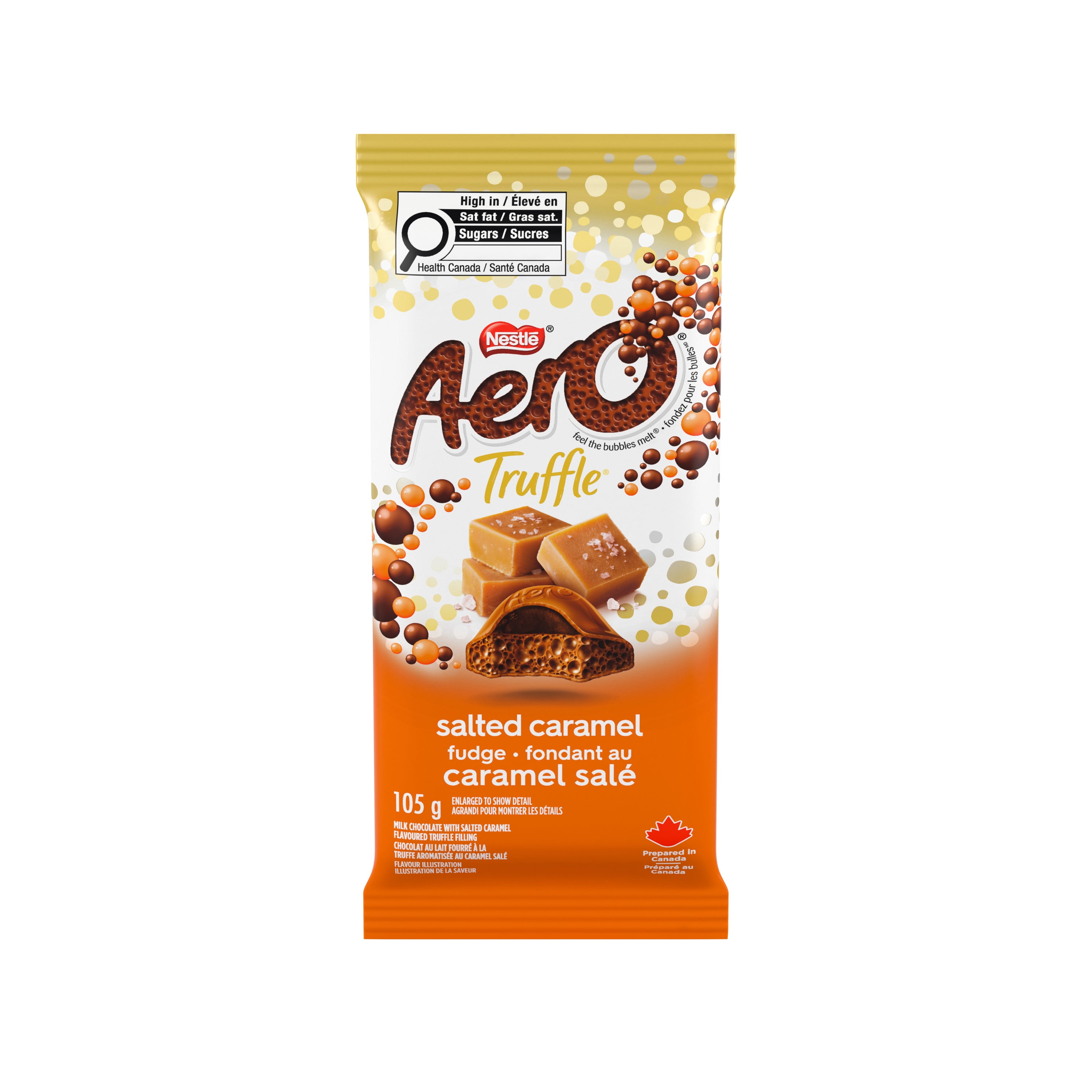 AERO Truffle Salted Caramel, Milk Chocolate, Salted Caramel Truffle Filling