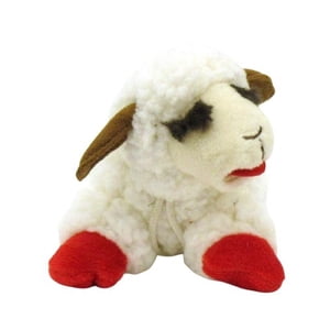 Multipet Lamb Chop Small Plush Dog Toy
