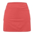 thumbnail image 5 of Gspmoly Shorts , Nouveau Short Jupe Taille Mi-Haute pour Femmes Couleur Sports Décontracté Short Jupe de Base Short de Randonnée Femmes Liquidation Rouge Melon D\'eau TTTTG, 5 of 5