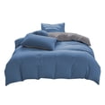 thumbnail image 2 of PRETXORVE All-Season Bedding Set - 4-Piece Washable Solid Color Bed Sheet Duvet Cover and Pillowcases, 2 of 9