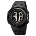 thumbnail image 1 of Montre Électronique de Sport Numérique Étanche, Résistance à l'Eau 50 m, Écran Rétroéclairé EL, Chronomètre Alarme Multifonction, pour Sports de Plein Air Style Militaire Usage Quotidien Natation, 1 of 7