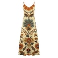 thumbnail image 4 of Ovzne Robes d'Été pour Femmes 2025 Robe d'Été Robes d'Été pour Femmes Imprimé Sans Manches Col Rond Robe Décontractée Robes Robe d'Été Imprimée Liquidation, 4 of 5