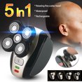 thumbnail image 1 of 5 Head Waterproof Rechargeable Electric Razor Beard Hair Trimmer Men's Bald Eagle Remover Clipper Shaver, 1 of 12