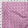 thumbnail image 4 of oneOone Silk Tabby Pink Fabric Abstract Craft Projects Decor Fabric Printed By The Yard 42 Inch Wide, 4 of 4