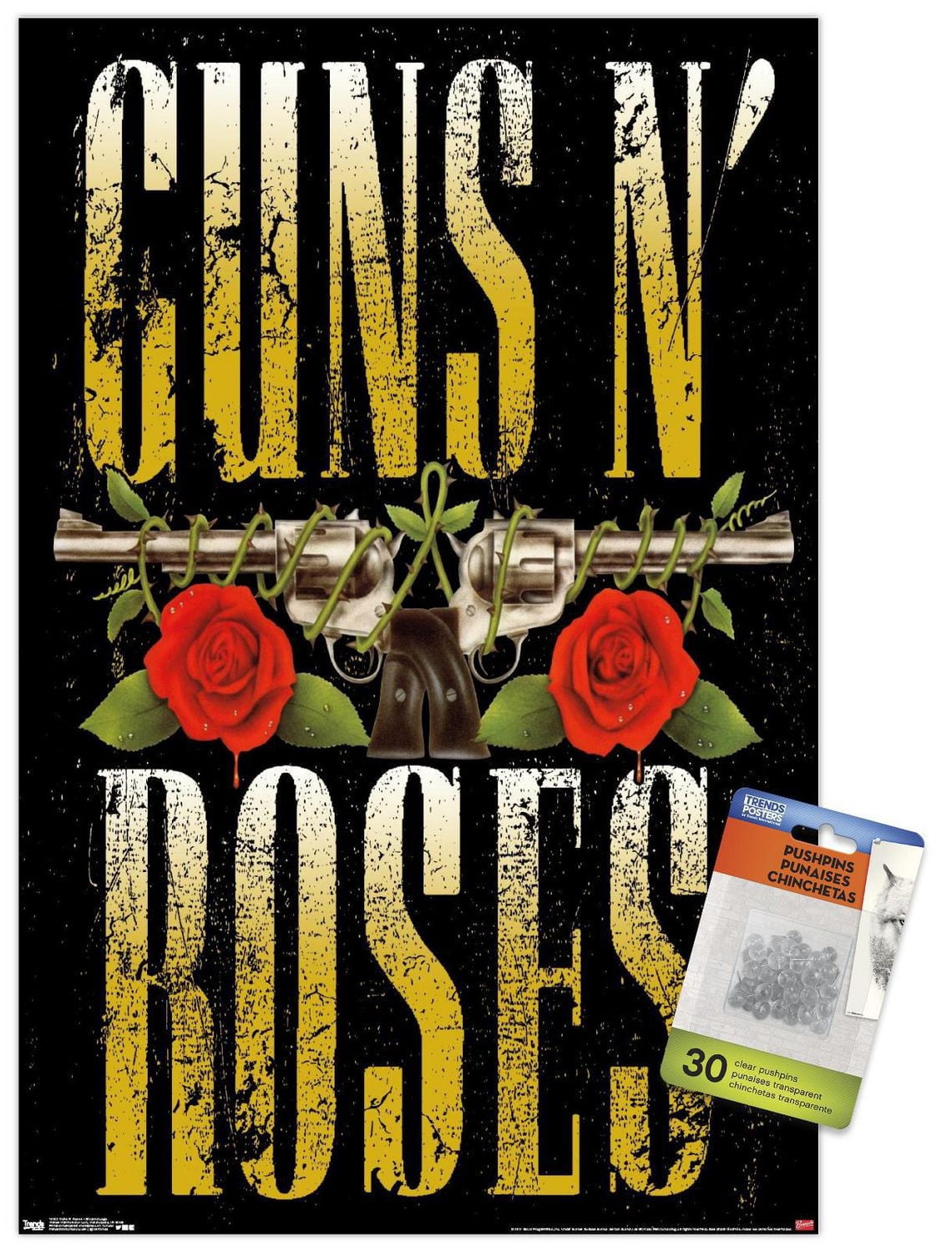 Guns N' Roses - Stacked Logo Wall Poster
