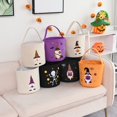 thumbnail image 2 of Halloween Candy Bucket Reusable Funny Trick or Treat Bucket Tote Bag for Party, 2 of 10