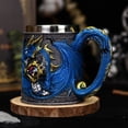thumbnail image 3 of Medieval Roaring Dragonss Mug Western Mythology Dragonss Cup Beer Cup Creationary Three-dimensional Embossed Winged Dragonss Cup Creationary Dragonss Coffee Cup, 3 of 5