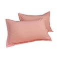thumbnail image 2 of Birdeem Soft Washed Cotton Pillowcases, Solid Color 2 Pack Set, Queen Size Standard Fit, Breathable and Easy Care, Modern Bedroom Upgrade for Enhanced Comfort, 2 of 9