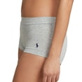 thumbnail image 2 of Polo Ralph Lauren Shorts pour Femmes à Taille Mi-Haute pour Filles - 4P2038 (Gris Chiné, L), 2 of 4