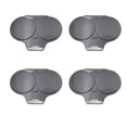 thumbnail image 2 of 4pc Microwave Egg Cooker. Grade Egg Poacher. Breakfast Making Tool For Home Dorm Office, 2 of 7