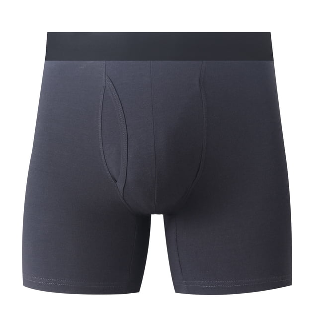 Funicet Mens Boxers Underwear,Mens Boxer Underwear,Mens Cotton Boxers Solid Color Open