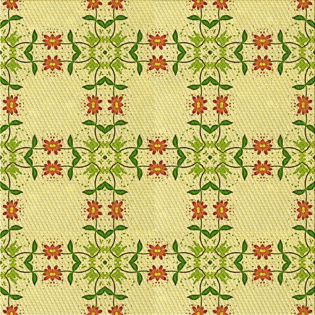 Ahgly Company Machine Washable Indoor Square Transitional Dark Golden Rod Brown Area Rugs, 5' Square