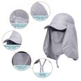 thumbnail image 3 of Outdoor Sport Hiking Visor Hat Guard Face Neck Cover Fishing Sun Protection, 3 of 7
