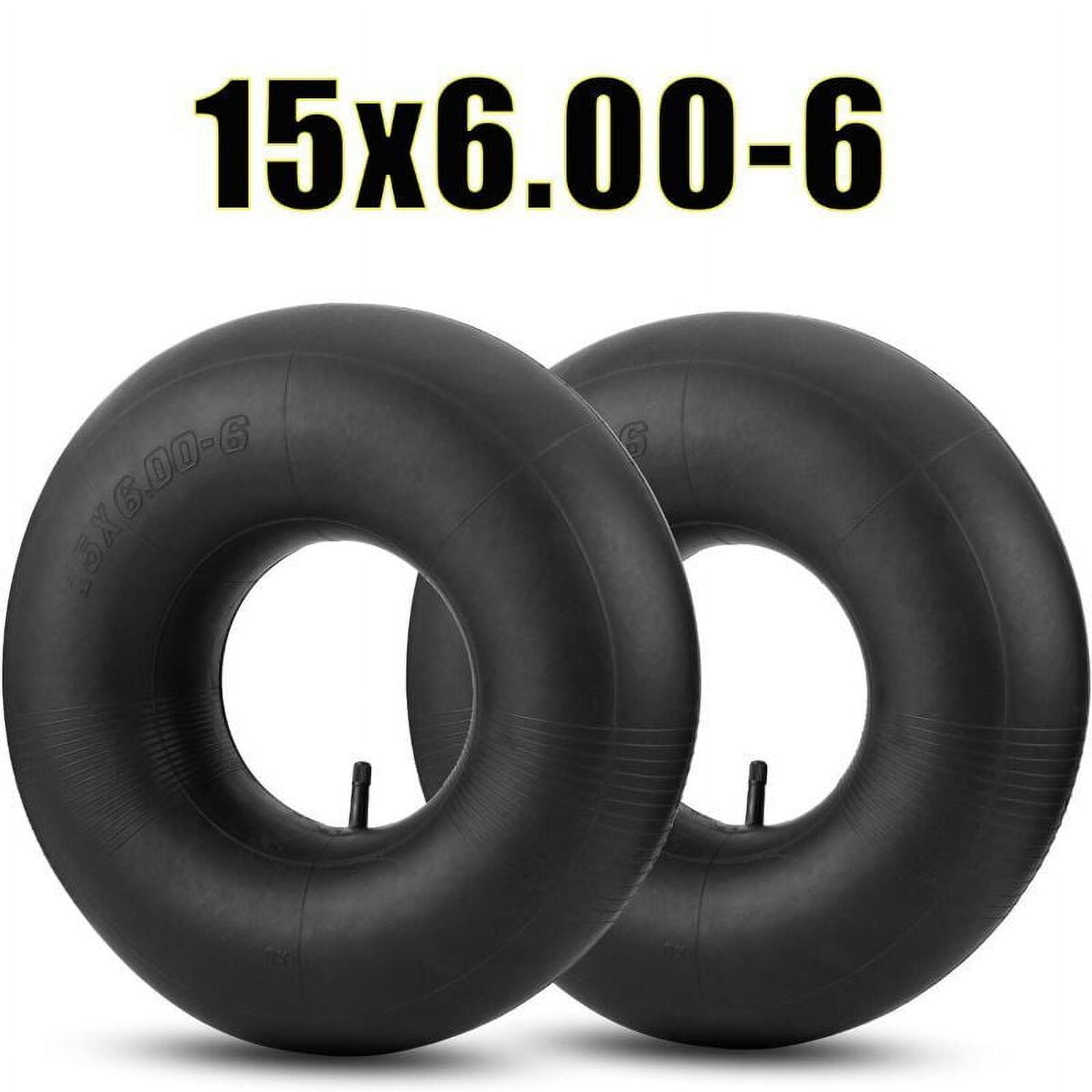 DEBGFS 2pcs for 15x6. 00-6 Lawn Mower Tire Inner Tubes 15X6-6  15X6x6  15/6x6 TR13 Valve,2pcs,none