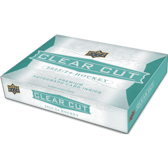 2023/24 Upper Deck Clear Cut Hockey Hobby Box