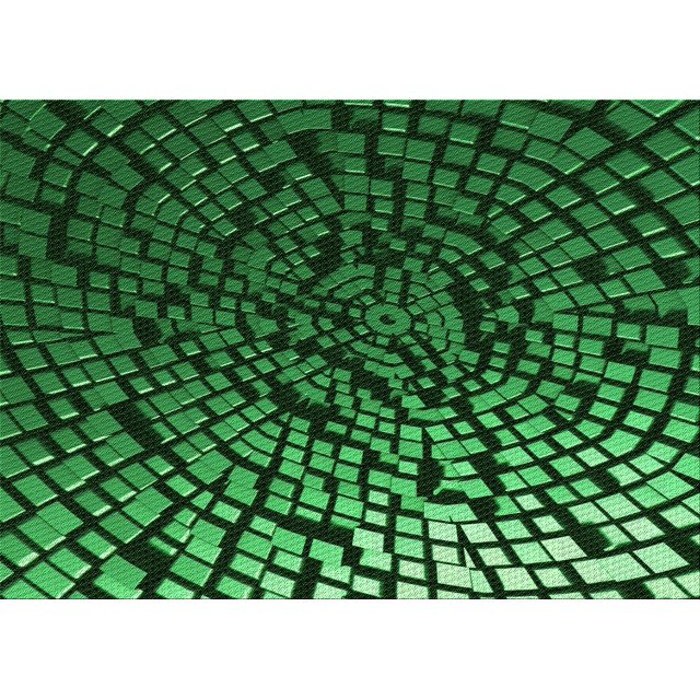 Ahgly Tapis Rectangulaire Lavable en Machine Intérieur Transitionnel Vert Forêt Foncé, 2 Pieds x 5 Pieds