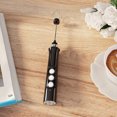 thumbnail image 3 of Xingzhi ABS Electric Coffee Milk Frother Powered Handheld Rechargeable 1200mAh Home Kitchen Stirrer White, 3 of 6