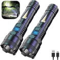 thumbnail image 4 of Mini LED Flashlight Rechargeable USB & Type-C | Outdoor Portable Strong COB Side Light | Long Range Brightness | Durable Lightweight Tool for Camping, Hiking, Emergency, 4 of 9