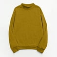 thumbnail image 1 of cllios Oversized Sweatshirt for Women Solid Color Mock Neck Tshirts 2024 Casual Long Sleeve Pullover Tops Basic Fall Tops, 1 of 8