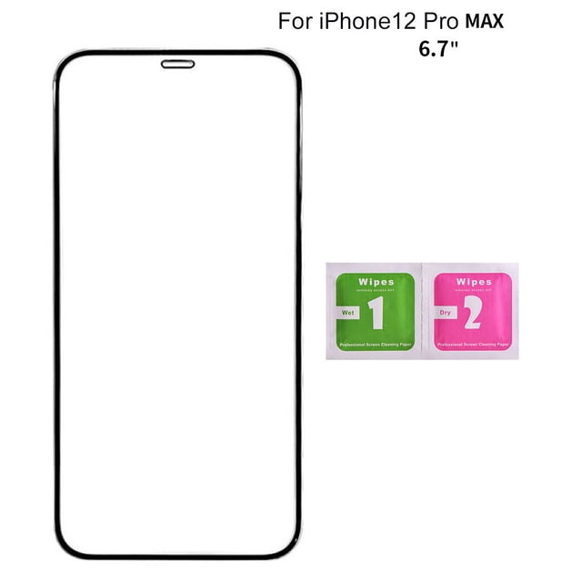 thinsony Mobile Phone Screen Cover Guard Tempered Glass Shockproof Film, Replacement for iPhone 12 Pro Max
