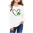 thumbnail image 1 of Rbaofujie Chandail de la Saint-Patrick pour Filles T-Shirt de la Saint-Patty à Manches Longues Hauts Graphiques de la Saint-Patrick, 1 of 3