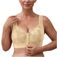 thumbnail image 4 of Sports Push Up Bras for Women Beauty Back High Support Bra Front Closure Snaps Bralettes Charm Posture Brasieres Minimizer Bra for Heavy Breast, 4 of 5